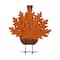 Glitzhome® 12.25" Thanksgiving Wood & Metal Turkey Table Décor
